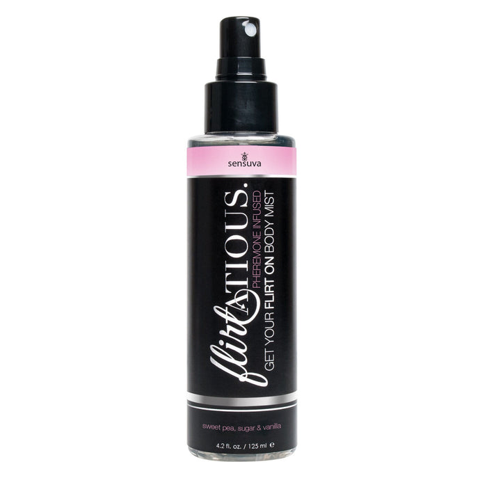 Flirtatious Pheromone Infused Body Mist 4.2oz Vanilla Sugar & Sweet Pea