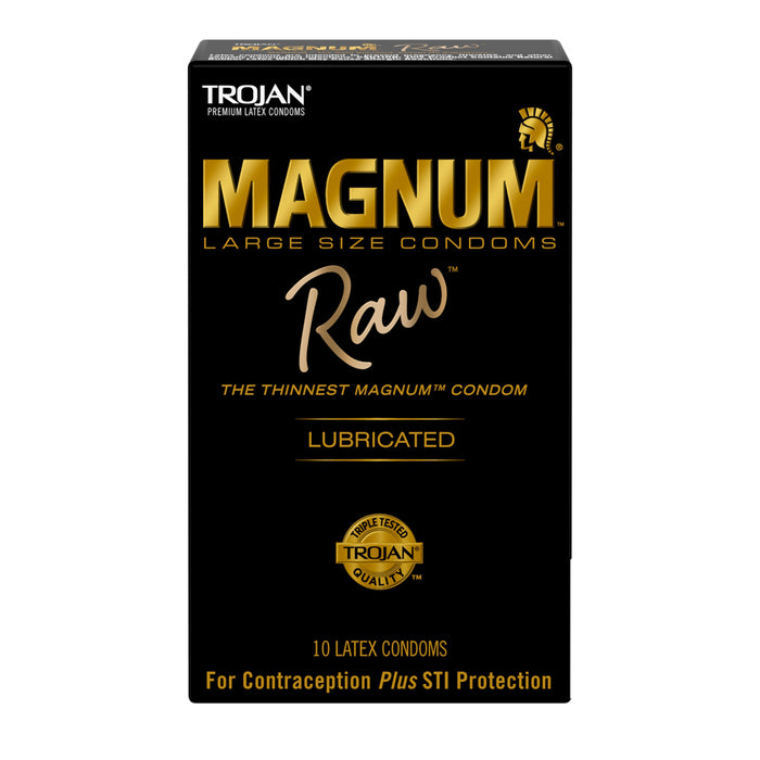 Trojan Magnum Raw Condoms 10 Pack