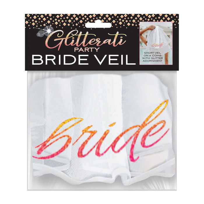 Glitterati Bride Veil White