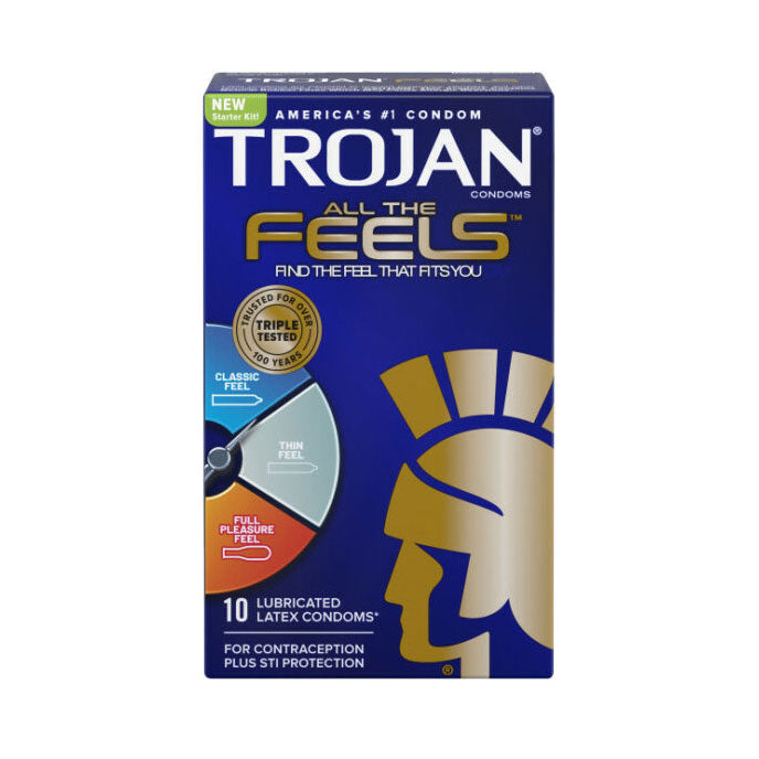 Trojan All The Feels Condoms 10 Pack