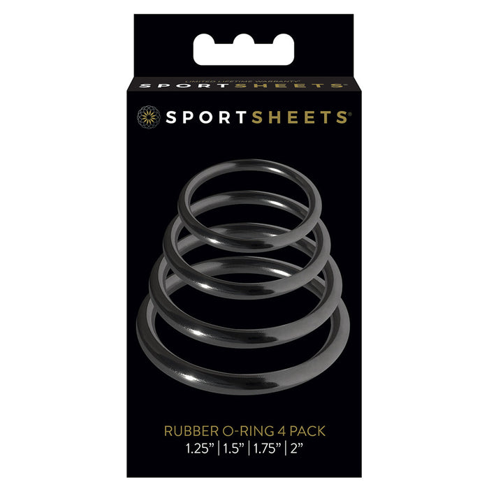 Sportsheets Rubber O Ring 4 Pack