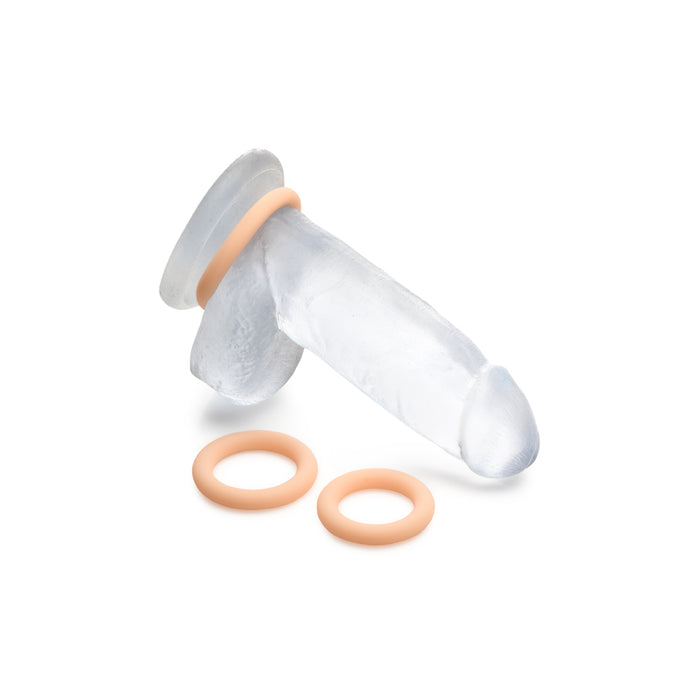 Jock Discrete Silicone Cock Ring Set Beige