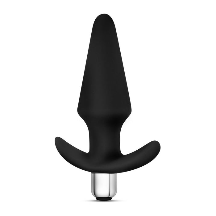 Luxe Discover Vibrating Butt Plug Black