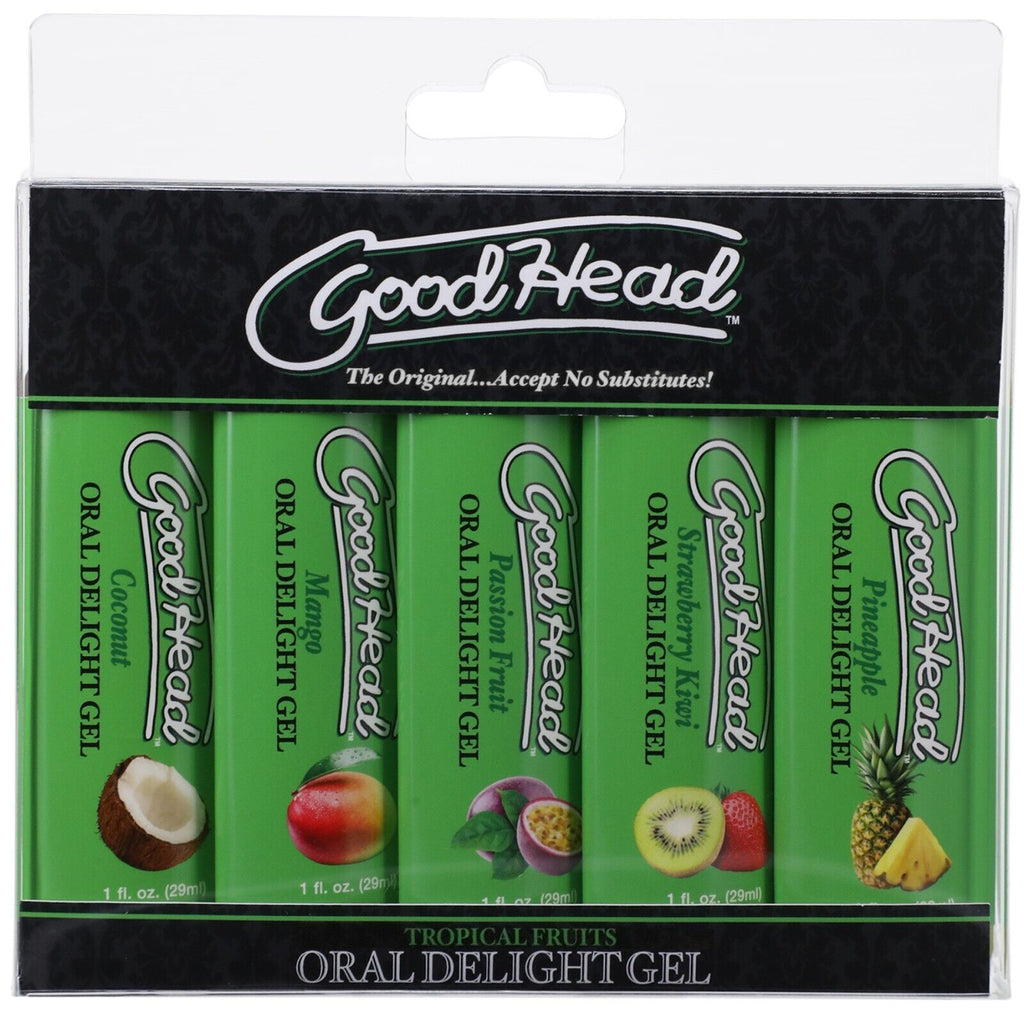 Goodhead Oral Delight Gel Tropical Fruits 5 Pack