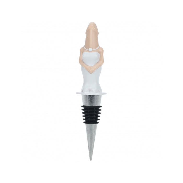 The Dickheads Bride Bottle Stopper Beige