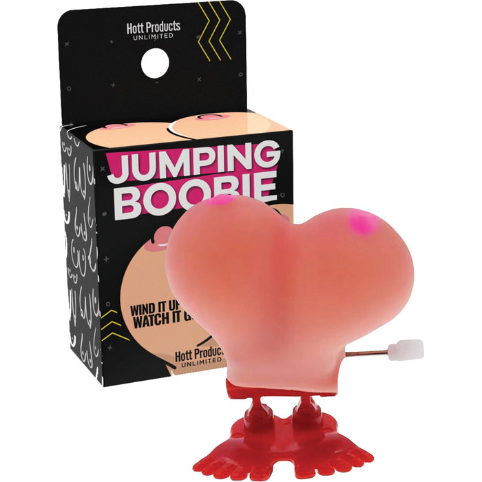 Wind Up Jumping Boobie Party Toy