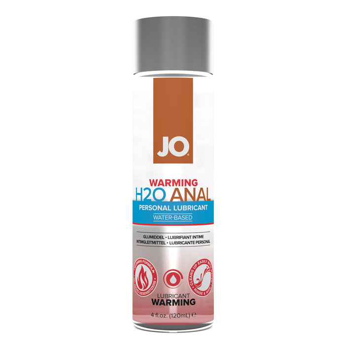 Jo H2O Anal Water-Based Warming Personal Lubricant 4oz