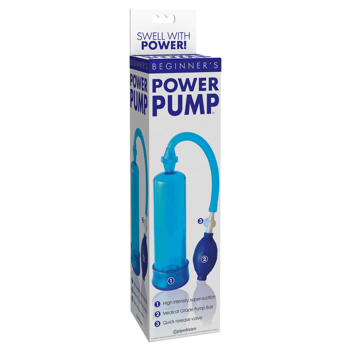 Pipedream Beginners Power Penis Pump Blue