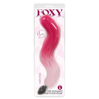 Foxy Silicone Butt Plug Fox Tail Pink