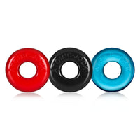 Oxballs Ringer Cock Ring 3 Pack Small Multi-Color