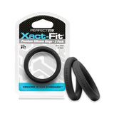 Perfect Fit Xact-Fit #17 2 Pack Black 1.7" Male Cock Ring