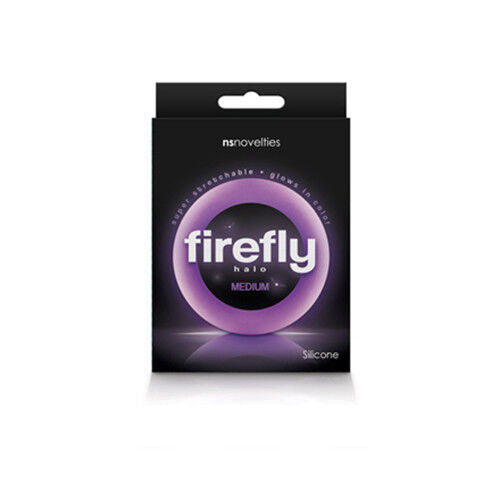 Firefly Halo Medium Purple Male Silicone Cock Ring