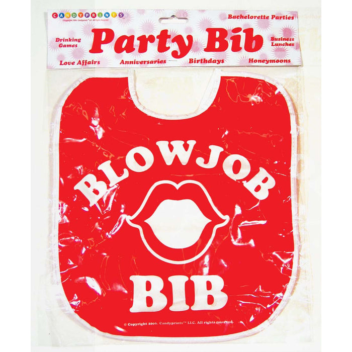 Blow Job Bib Red