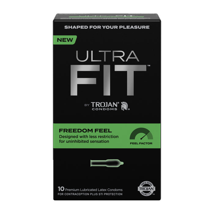 Trojan Ultra Fit Freedom Feel Condoms 10 Pack