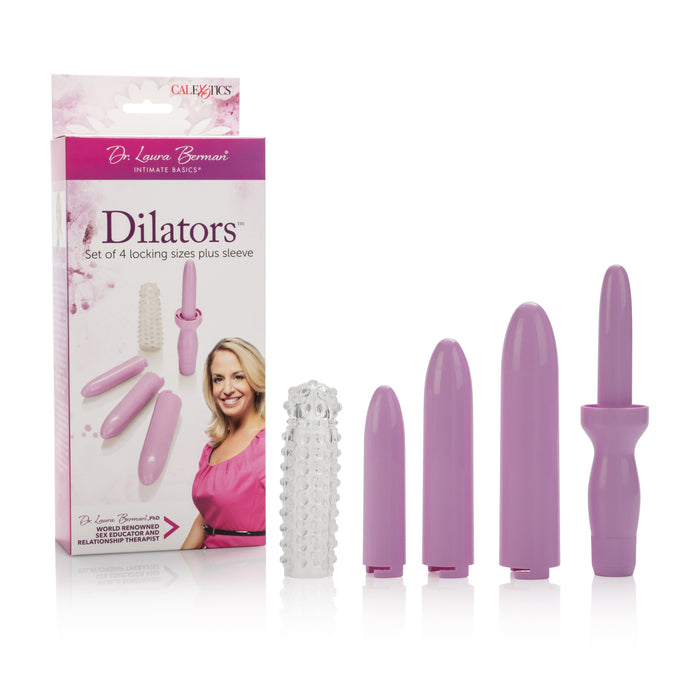 Dr. Laura Bernam Dilators Set of 4 Locking Sizes Plus Sleeve