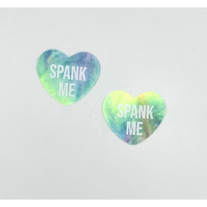 Spank Me Rainbow Sherbert Tie Die Candy Heart Pasties