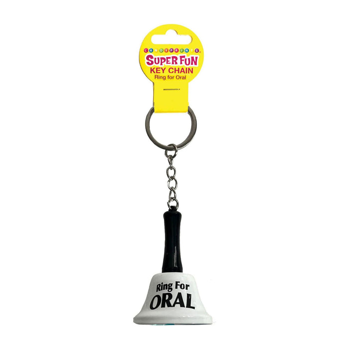 Super Fun Key Chain - Ring for Oral White