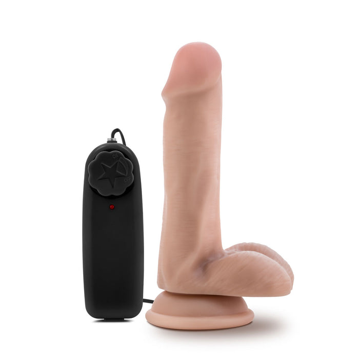 Dr. Skin Dr. Rob 6" Vibrating Cock Dildo With Suction Cup Beige