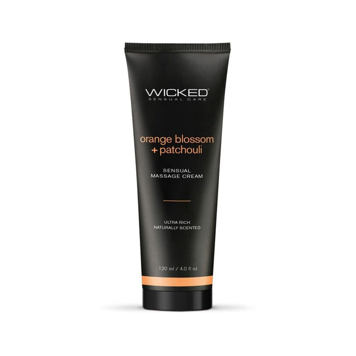 Wicked Orange Blossom and Patchouli Scented Sensual Massage Cream 4oz