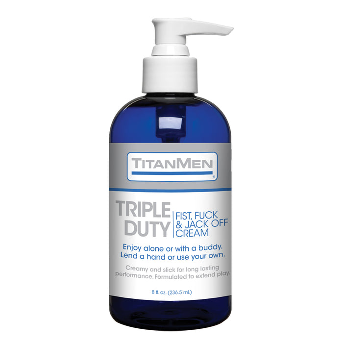 Titanmen Triple Duty Fist and Jack Off Cream 8oz