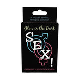 Glow-In-The-Dark SEX CARD GAME Adult Sexual Position Couples Foreplay Fun