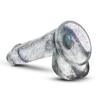 Naturally Yours 6" Glitter Cock Sparkling Clear Realistic Dildo Dong