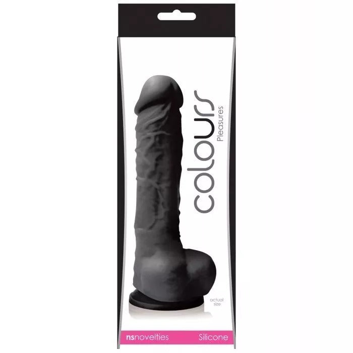 Colours Pleasures 5" Dildo Black