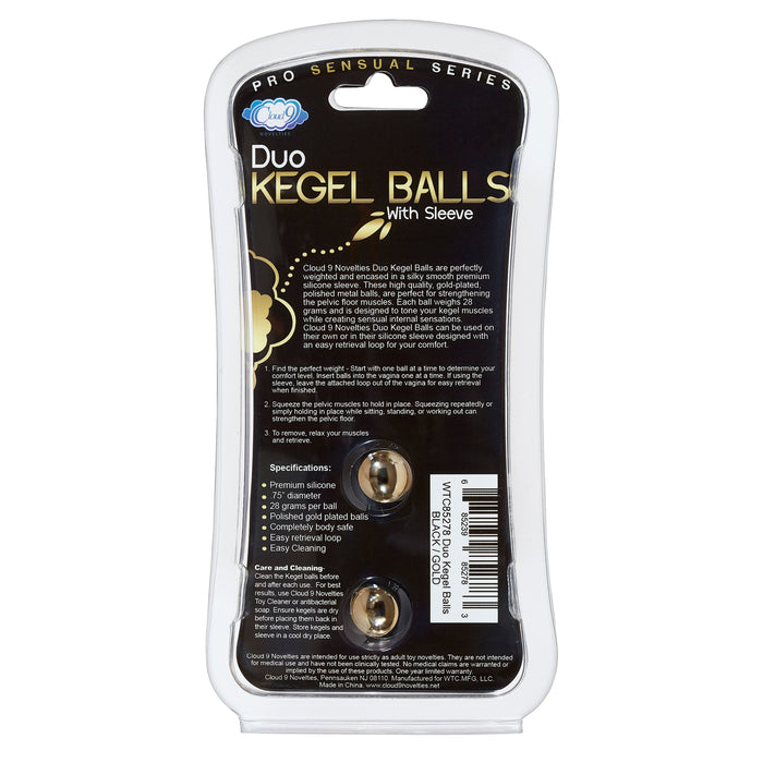 Cloud 9 Duo Kegel Balls Black