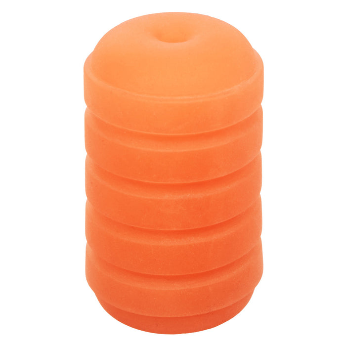 Pop Sock Ribbed Stroker Orange