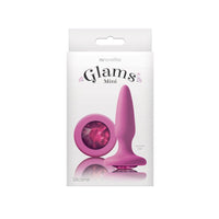 Butt Plug Silicone Glams Mini with Pink Gem