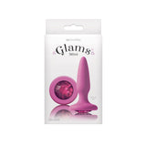 Butt Plug Silicone Glams Mini with Pink Gem