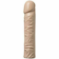 8" Classic Vac-U-Lock Dildo Beige Realistic Dong