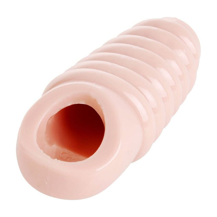 Penis Sleeve Really Ample Ribbed Penis Enhancer Sheath