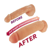 Penis Extension Sexflesh Fat Jack Penis Enlarger Sleeve Beige