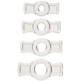 Titanmen Cock Ring 4 Pack Clear Male Erection Enhancer