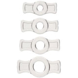 Titanmen Cock Ring 4 Pack Clear Male Erection Enhancer