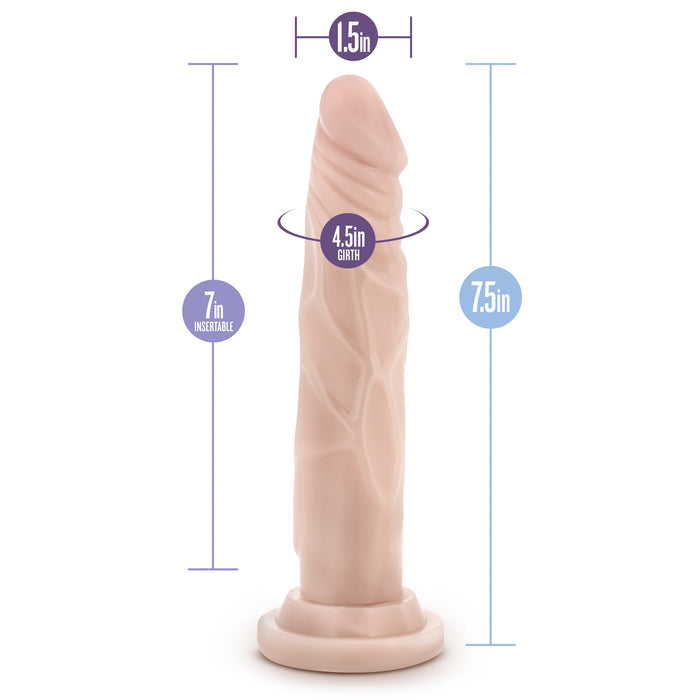 Dr. Skin Dildo Basic 7.5" Realistic Flexible Dong