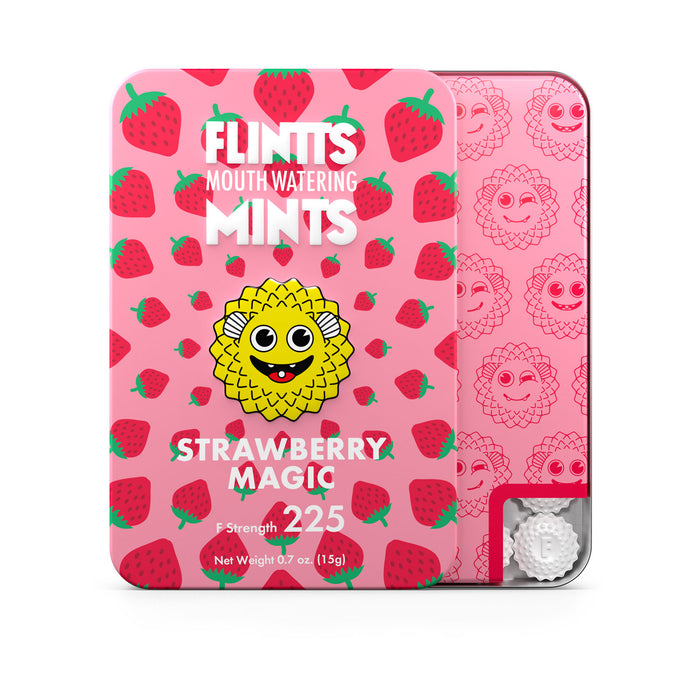 Flintts Mouth Watering Mints Strawberry Magic F-Strength 225