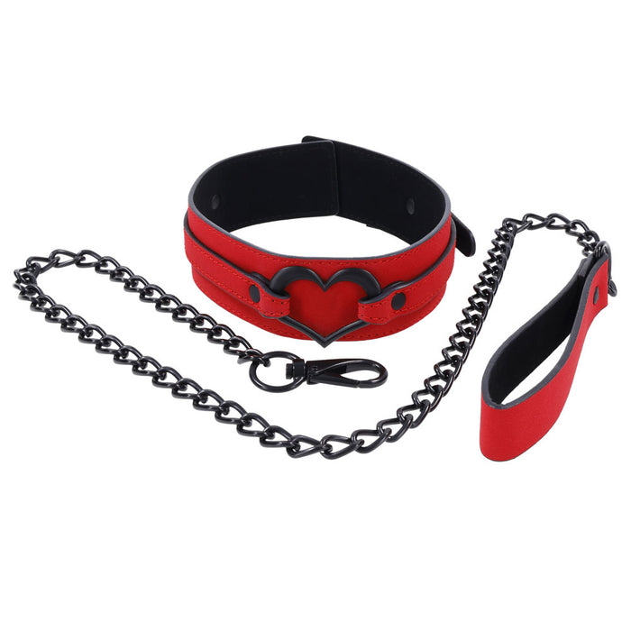 Sportsheets Amor Collar and Leash Red