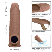 Penis Extension Performance Maxx Life-Like Extension 7" Brown