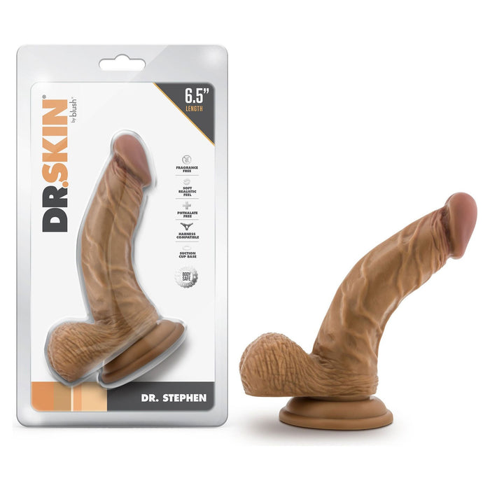 Dr. Skin Dr. Stephen 6.5" Dildo With Balls Tan