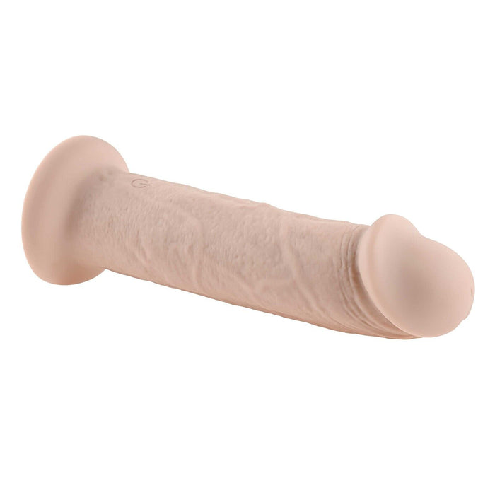 Dildo Evolved 7" Girthy Vibrating Dong Beige