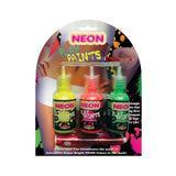 Neon Play Paints w/ Ultraviolet Pen Assorted Colors Couples Foreplay Fun
