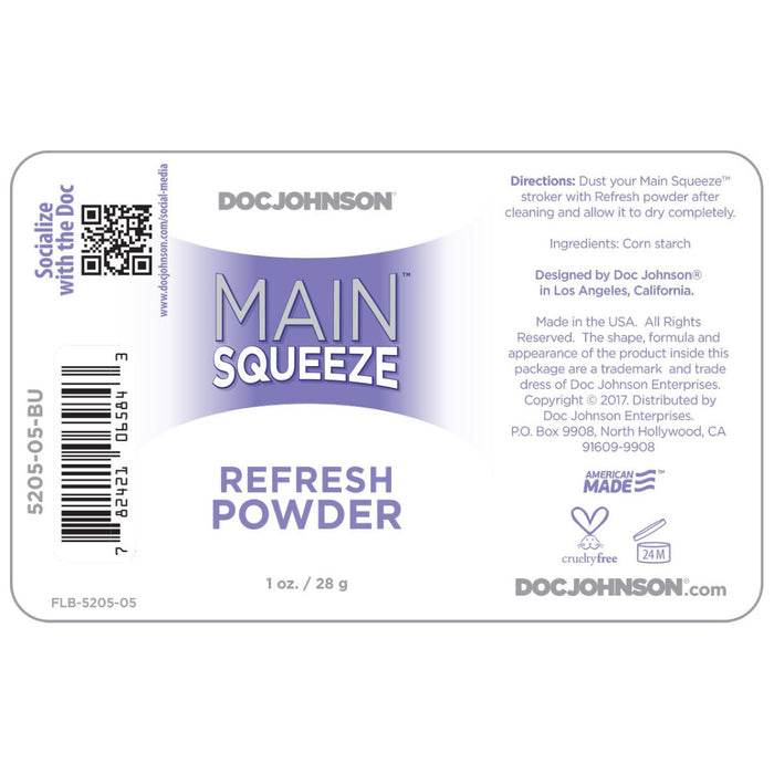 Doc Johnson Main Squeeze Refresh Powder 1oz