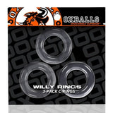 Cock Ring Oxballs Willy Rings 3-Pack Set Clear