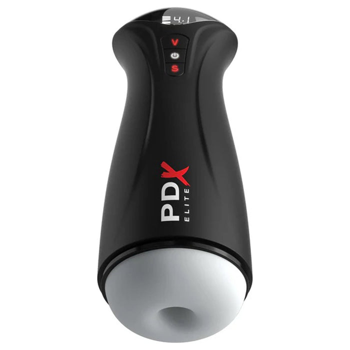 PDX Elite Fap-Gasm Suction and Vibration Stroker White