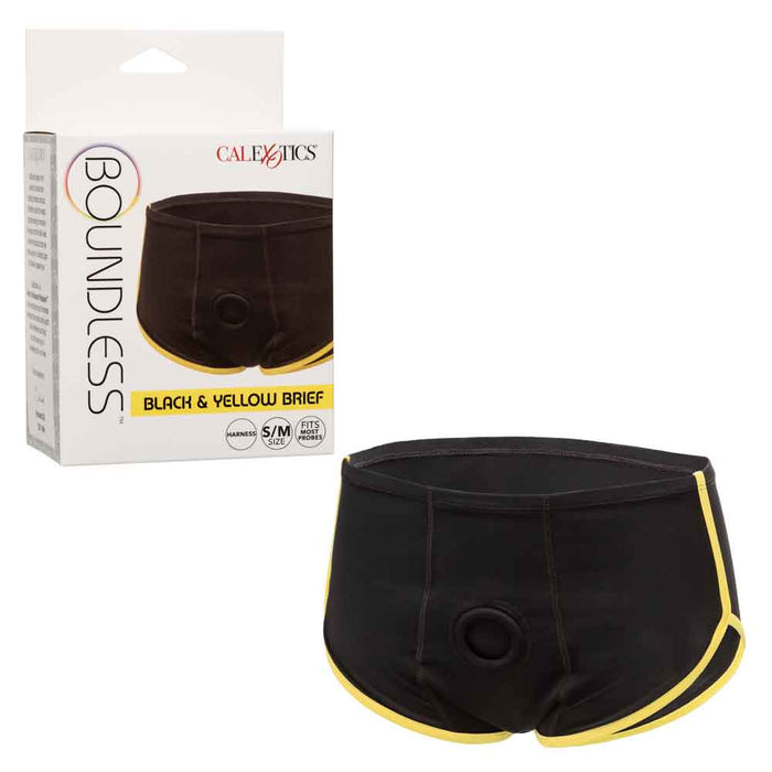 Boundless Harness Brief Black and Yellow S / M