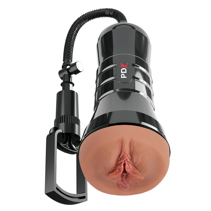 PDX Extreme Wet Pussies Super Sucker XXL Stroker Brown