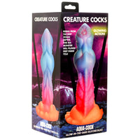 Creature Cocks Aqua-Cock Glow-In-The-Dark Silicone Fantasy Dildo