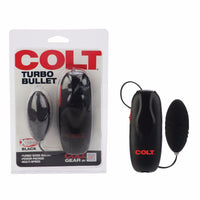 Cal Exotics Colt Turbo Extreme Power Bullet Black Egg Vibrator